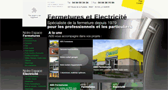 Desktop Screenshot of abs-fermetures.com