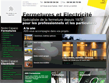 Tablet Screenshot of abs-fermetures.com